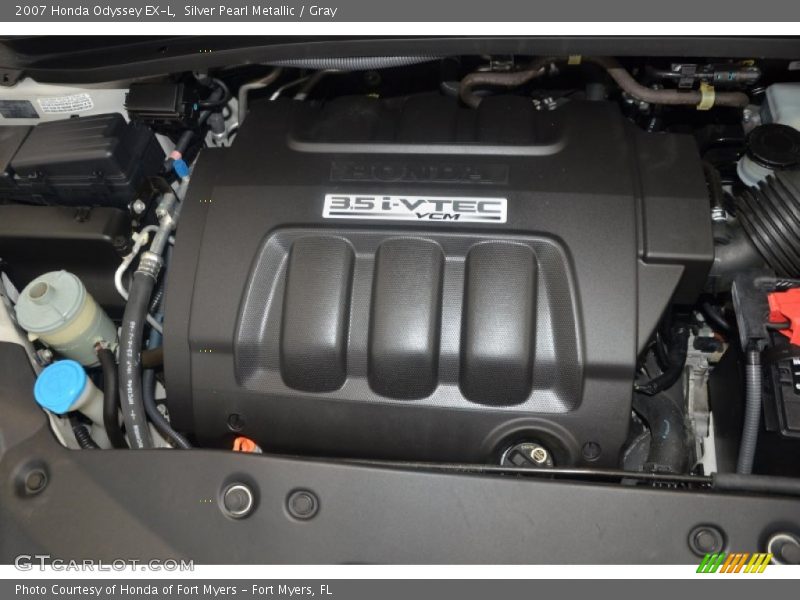 Silver Pearl Metallic / Gray 2007 Honda Odyssey EX-L