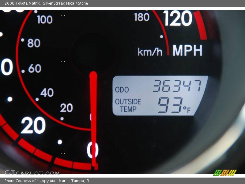 Silver Streak Mica / Stone 2008 Toyota Matrix