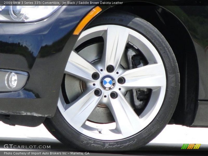 Jet Black / Saddle Brown Dakota Leather 2009 BMW 3 Series 335i Convertible