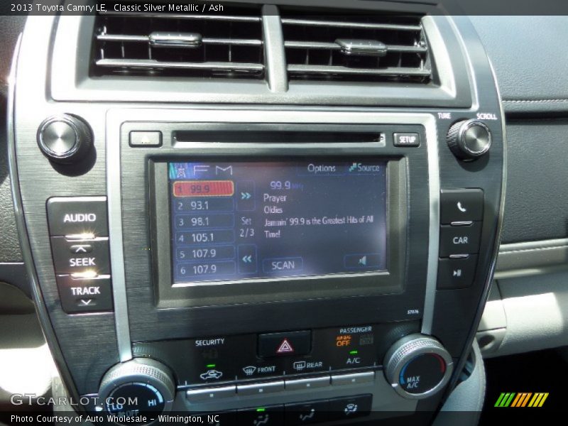 Classic Silver Metallic / Ash 2013 Toyota Camry LE