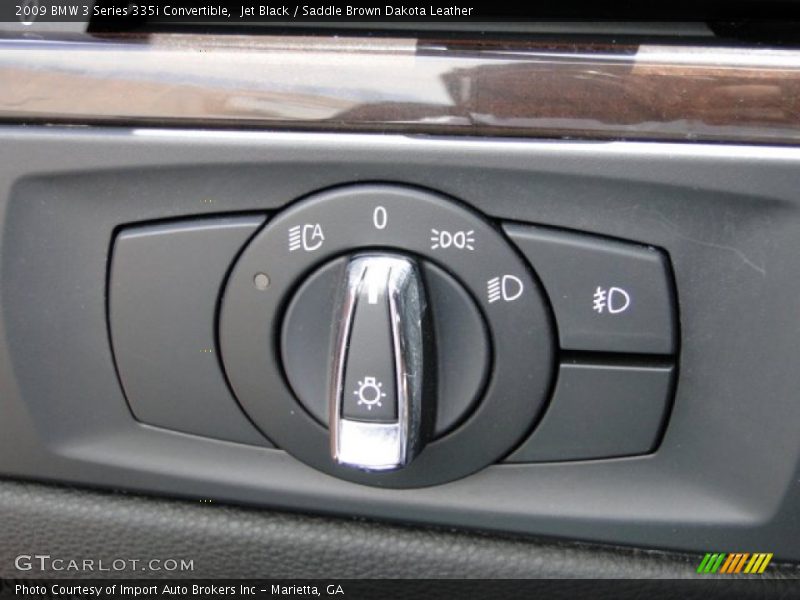 Jet Black / Saddle Brown Dakota Leather 2009 BMW 3 Series 335i Convertible