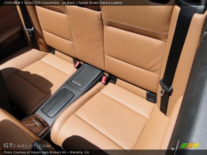 Jet Black / Saddle Brown Dakota Leather 2009 BMW 3 Series 335i Convertible