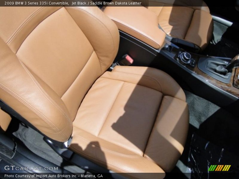 Jet Black / Saddle Brown Dakota Leather 2009 BMW 3 Series 335i Convertible