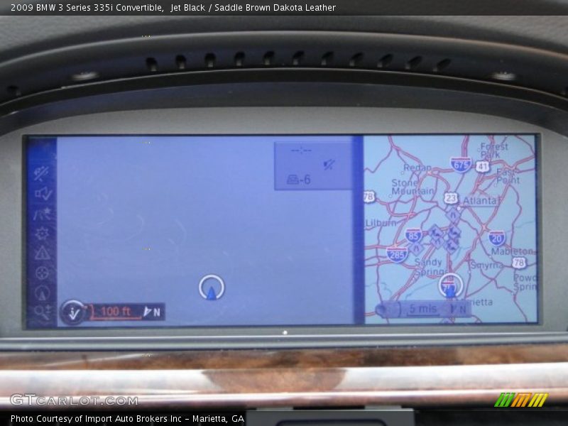 Jet Black / Saddle Brown Dakota Leather 2009 BMW 3 Series 335i Convertible