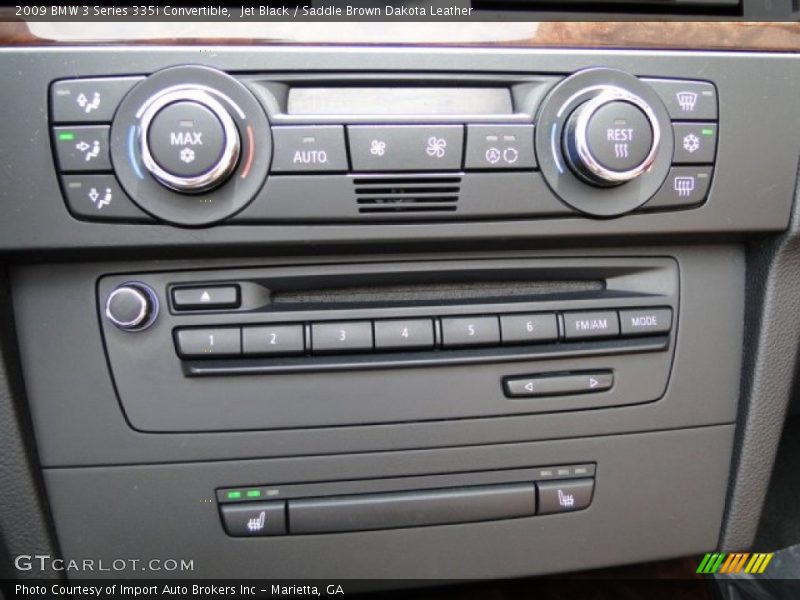 Jet Black / Saddle Brown Dakota Leather 2009 BMW 3 Series 335i Convertible