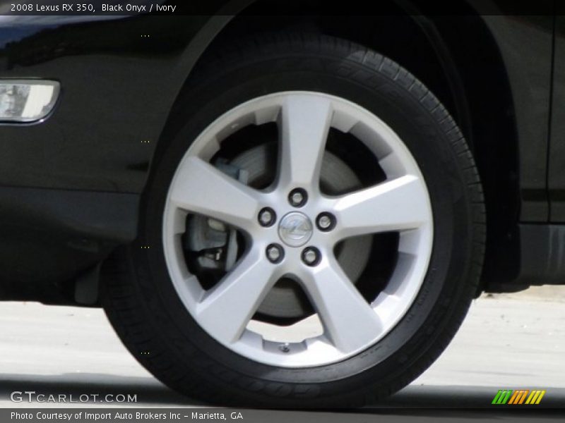 Black Onyx / Ivory 2008 Lexus RX 350