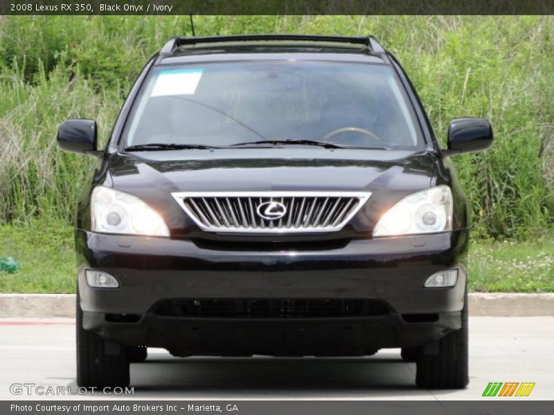 Black Onyx / Ivory 2008 Lexus RX 350