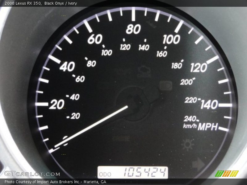 Black Onyx / Ivory 2008 Lexus RX 350