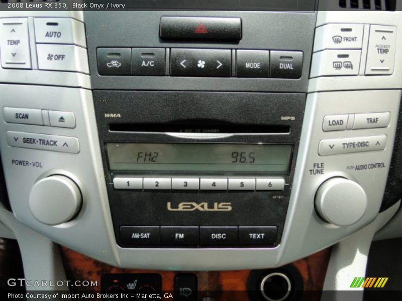 Black Onyx / Ivory 2008 Lexus RX 350