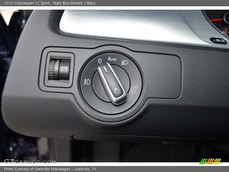 Night Blue Metallic / Black 2013 Volkswagen CC Sport