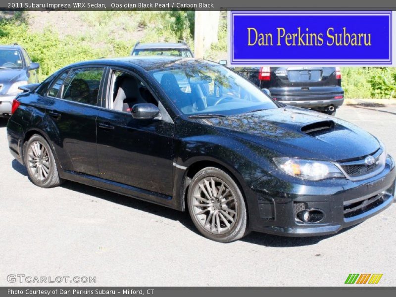Obsidian Black Pearl / Carbon Black 2011 Subaru Impreza WRX Sedan
