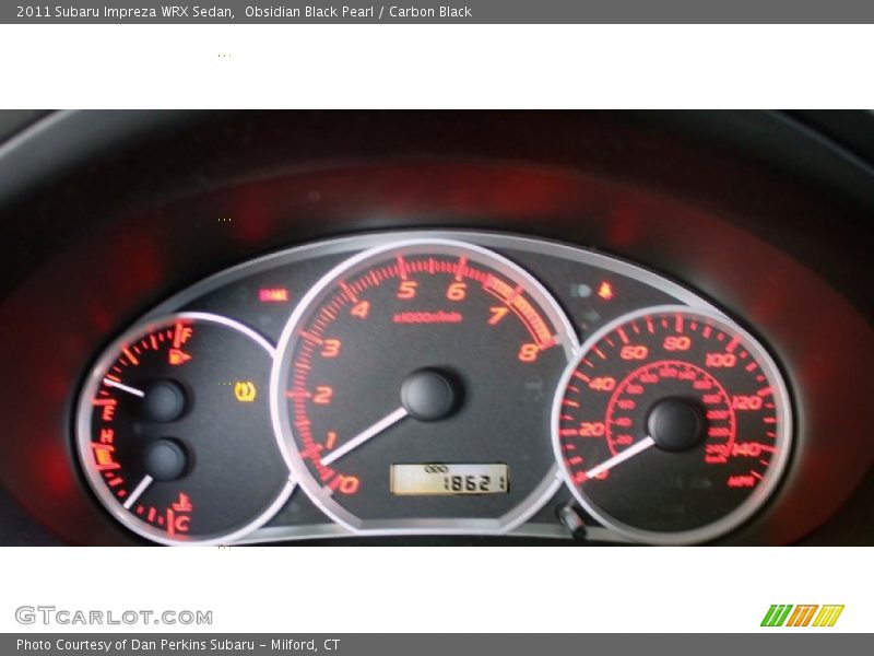 Obsidian Black Pearl / Carbon Black 2011 Subaru Impreza WRX Sedan