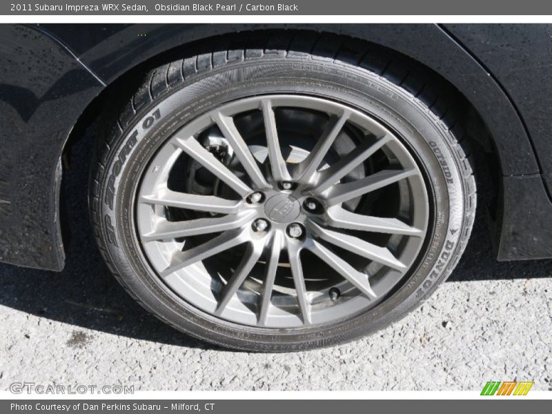 Obsidian Black Pearl / Carbon Black 2011 Subaru Impreza WRX Sedan