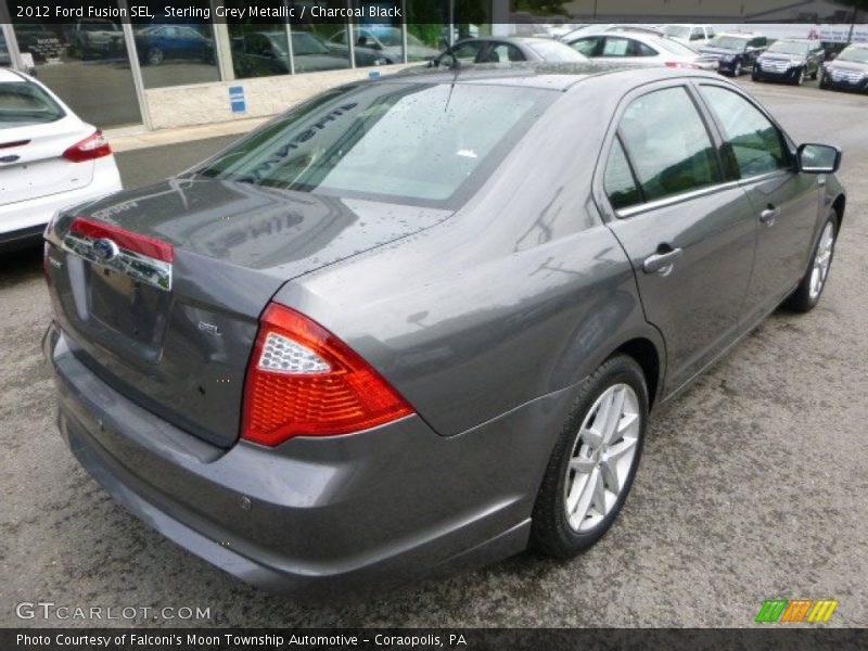 Sterling Grey Metallic / Charcoal Black 2012 Ford Fusion SEL