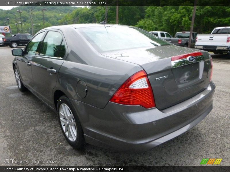 Sterling Grey Metallic / Charcoal Black 2012 Ford Fusion SEL