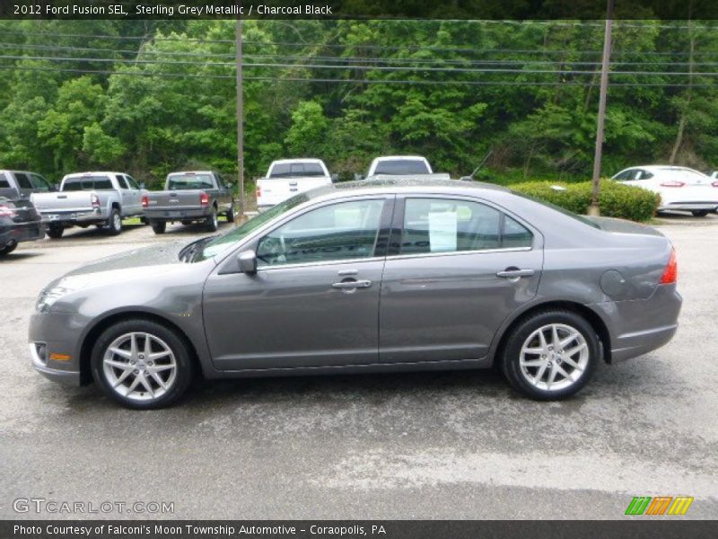 Sterling Grey Metallic / Charcoal Black 2012 Ford Fusion SEL
