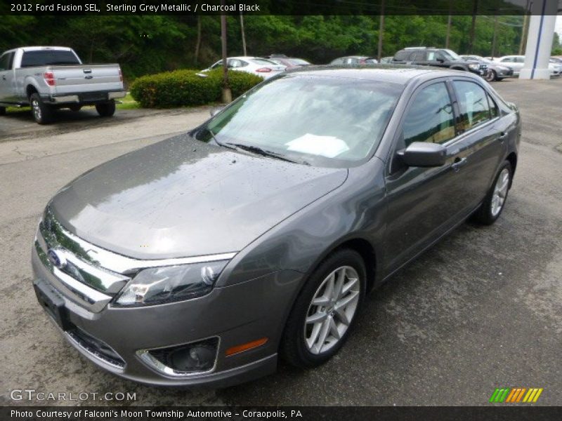 Sterling Grey Metallic / Charcoal Black 2012 Ford Fusion SEL