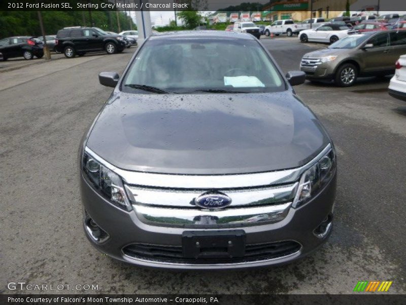 Sterling Grey Metallic / Charcoal Black 2012 Ford Fusion SEL