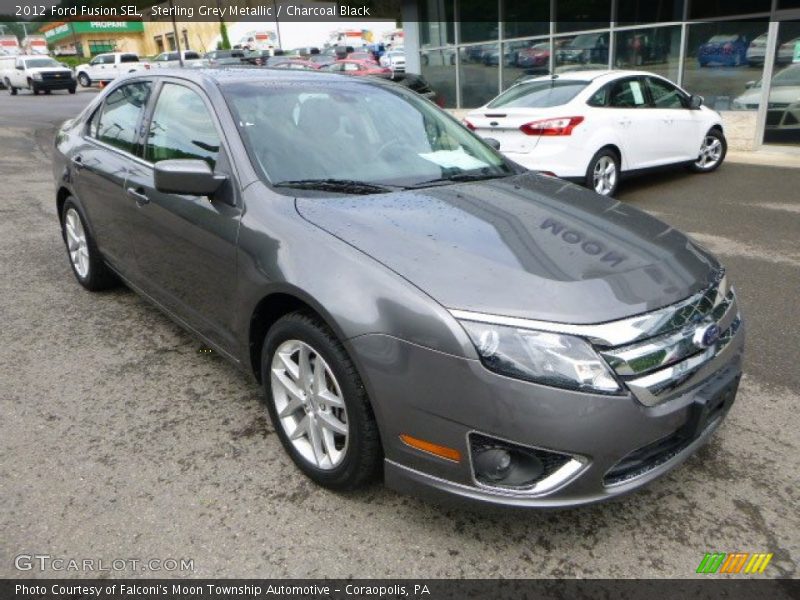 Sterling Grey Metallic / Charcoal Black 2012 Ford Fusion SEL