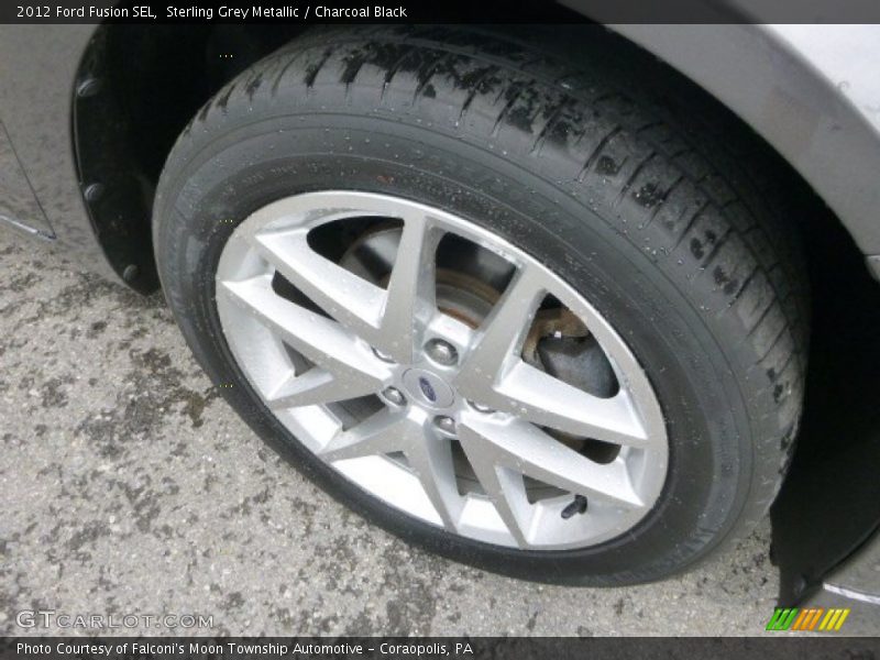 Sterling Grey Metallic / Charcoal Black 2012 Ford Fusion SEL