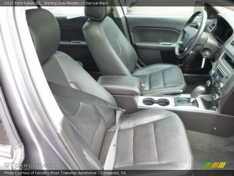 Sterling Grey Metallic / Charcoal Black 2012 Ford Fusion SEL
