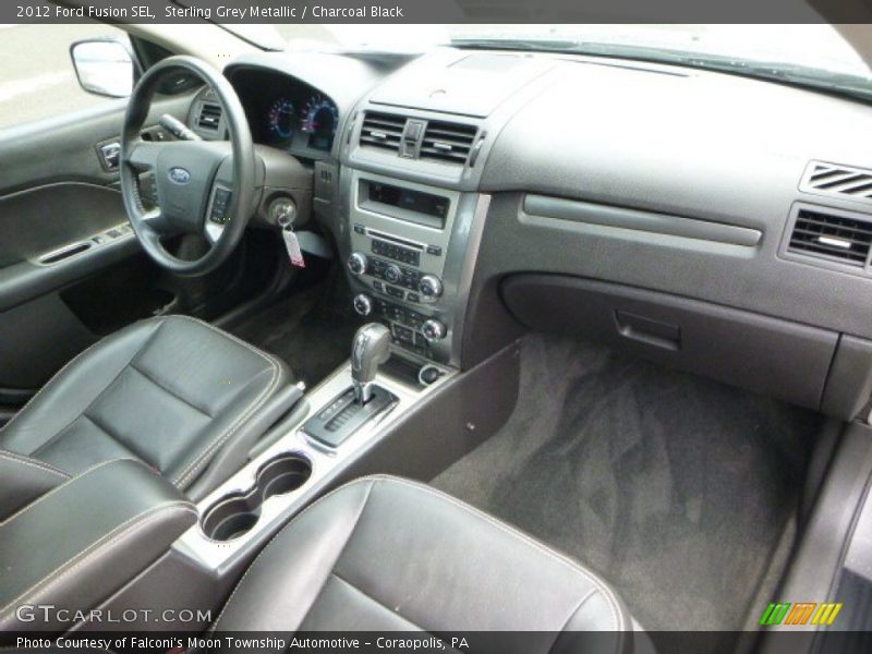 Sterling Grey Metallic / Charcoal Black 2012 Ford Fusion SEL