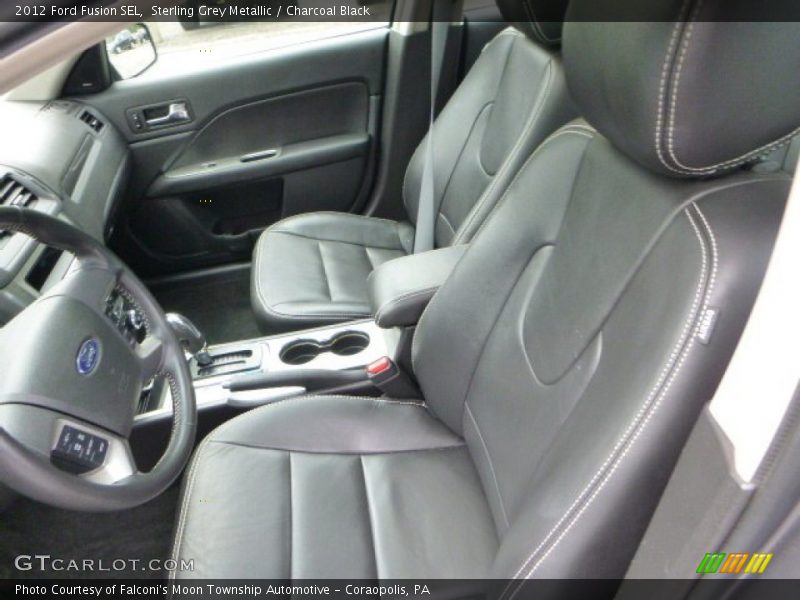 Sterling Grey Metallic / Charcoal Black 2012 Ford Fusion SEL