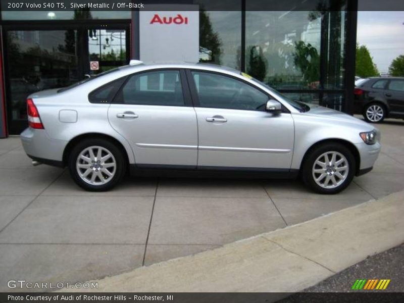 Silver Metallic / Off-Black 2007 Volvo S40 T5