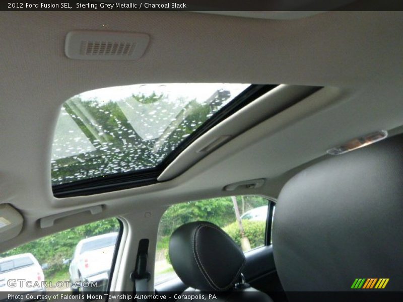 Sterling Grey Metallic / Charcoal Black 2012 Ford Fusion SEL
