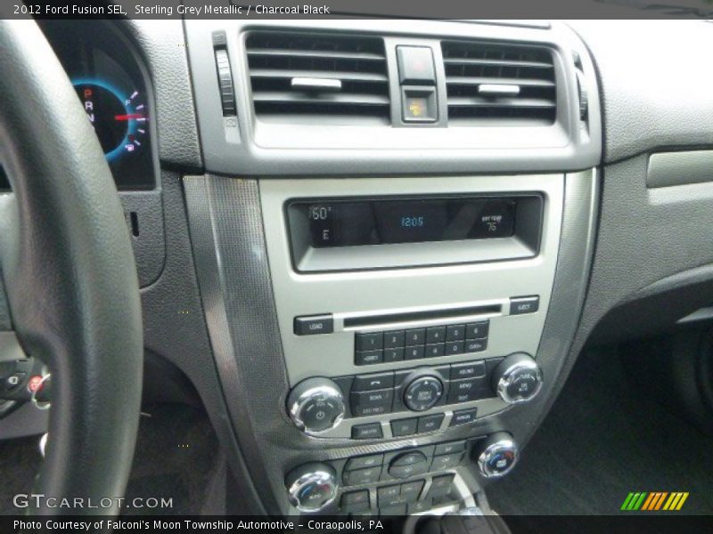 Sterling Grey Metallic / Charcoal Black 2012 Ford Fusion SEL