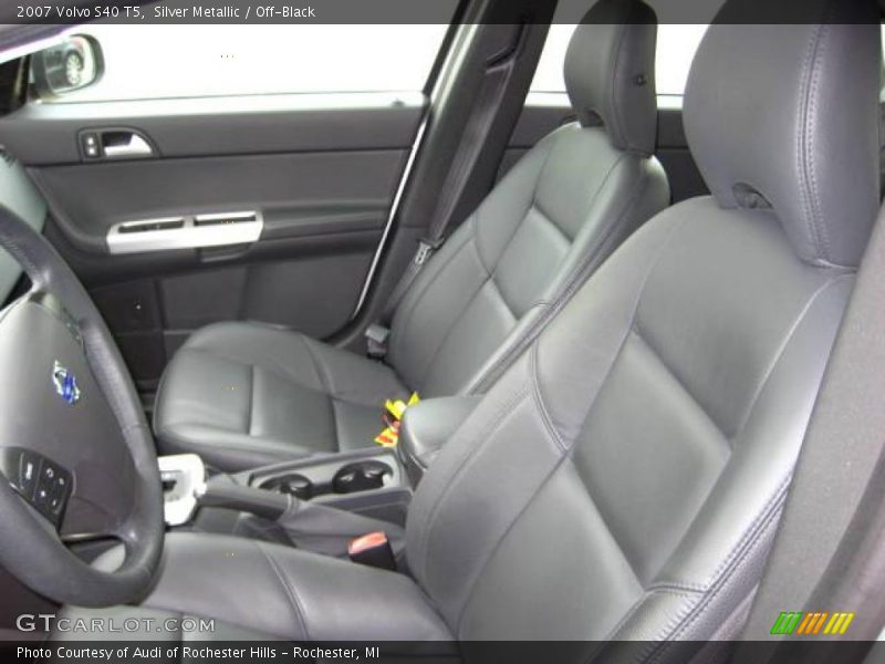 Silver Metallic / Off-Black 2007 Volvo S40 T5