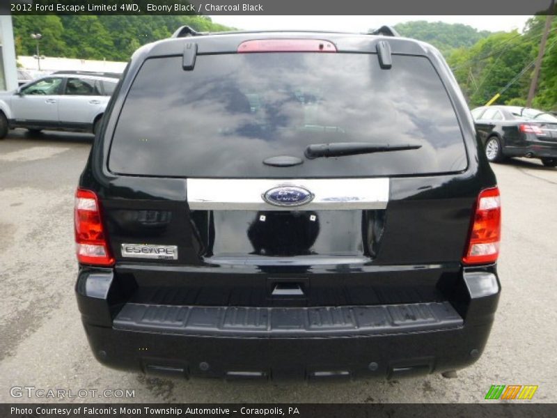 Ebony Black / Charcoal Black 2012 Ford Escape Limited 4WD