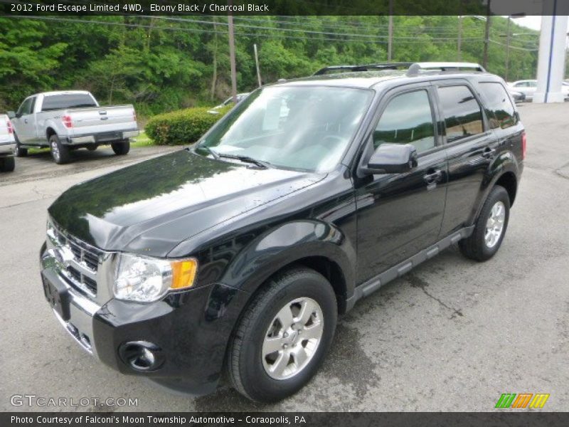 Ebony Black / Charcoal Black 2012 Ford Escape Limited 4WD