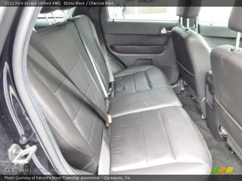 Ebony Black / Charcoal Black 2012 Ford Escape Limited 4WD