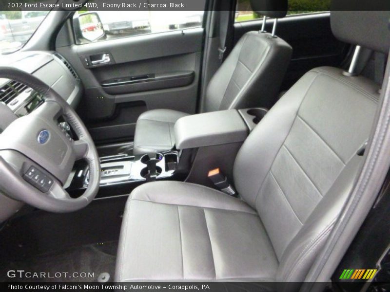 Ebony Black / Charcoal Black 2012 Ford Escape Limited 4WD