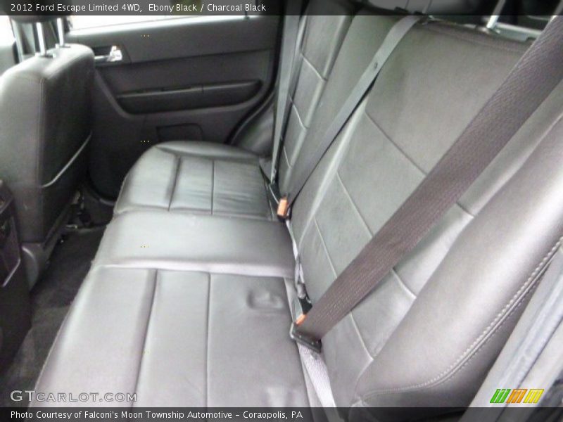 Ebony Black / Charcoal Black 2012 Ford Escape Limited 4WD