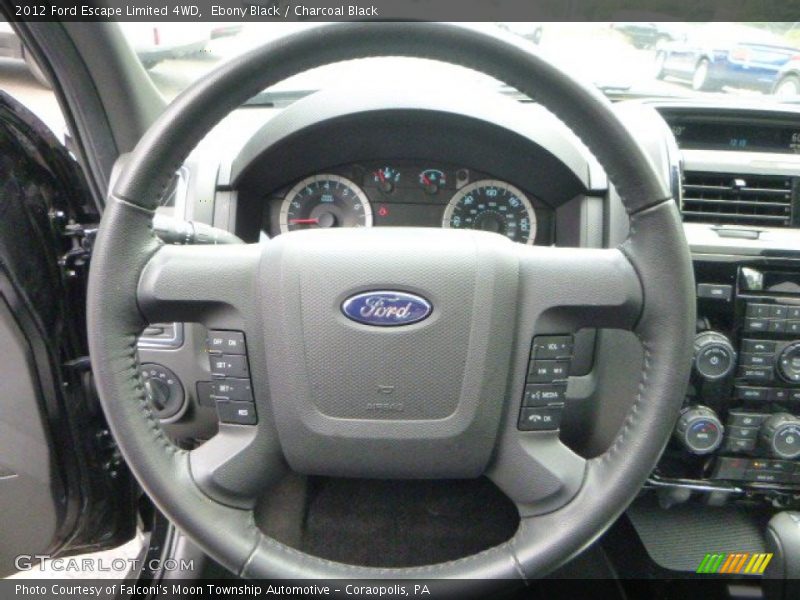 Ebony Black / Charcoal Black 2012 Ford Escape Limited 4WD