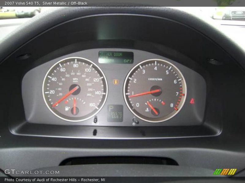 Silver Metallic / Off-Black 2007 Volvo S40 T5