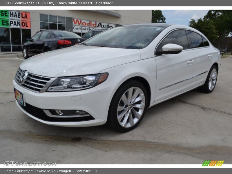 Candy White / Desert Beige/Black 2013 Volkswagen CC V6 Lux