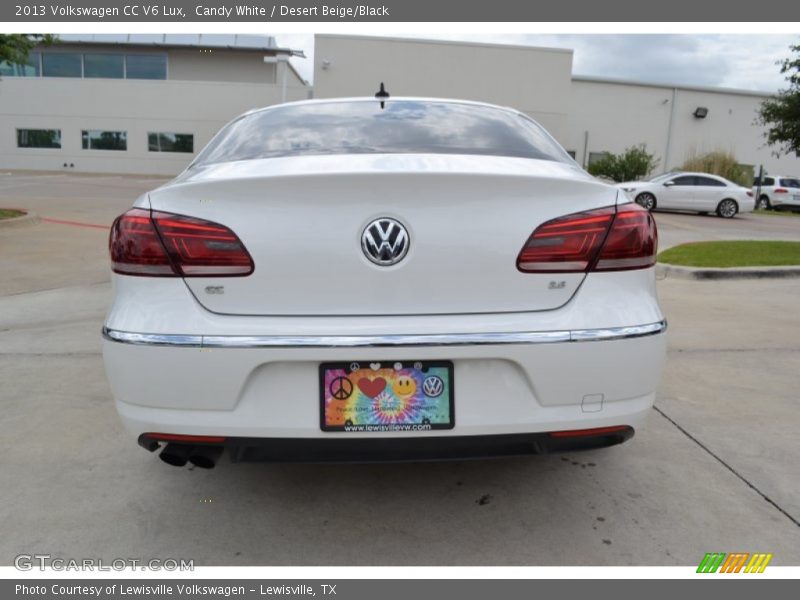 Candy White / Desert Beige/Black 2013 Volkswagen CC V6 Lux