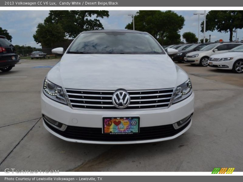 Candy White / Desert Beige/Black 2013 Volkswagen CC V6 Lux
