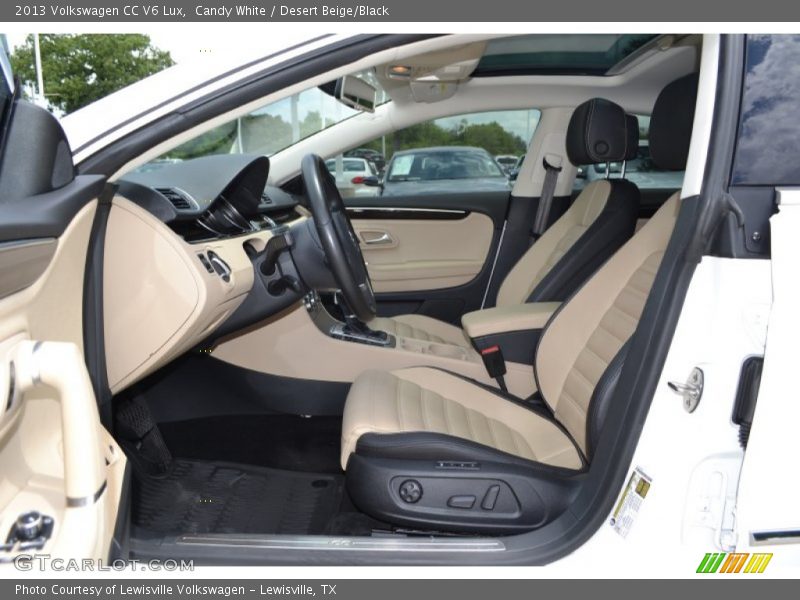 Candy White / Desert Beige/Black 2013 Volkswagen CC V6 Lux