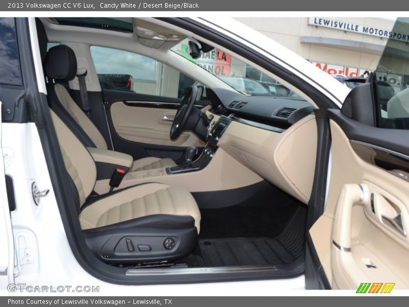 Candy White / Desert Beige/Black 2013 Volkswagen CC V6 Lux
