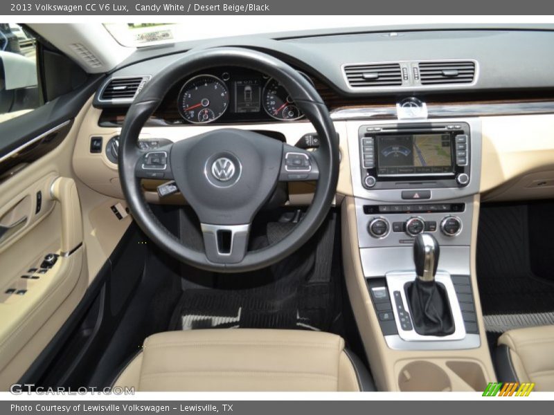 Candy White / Desert Beige/Black 2013 Volkswagen CC V6 Lux