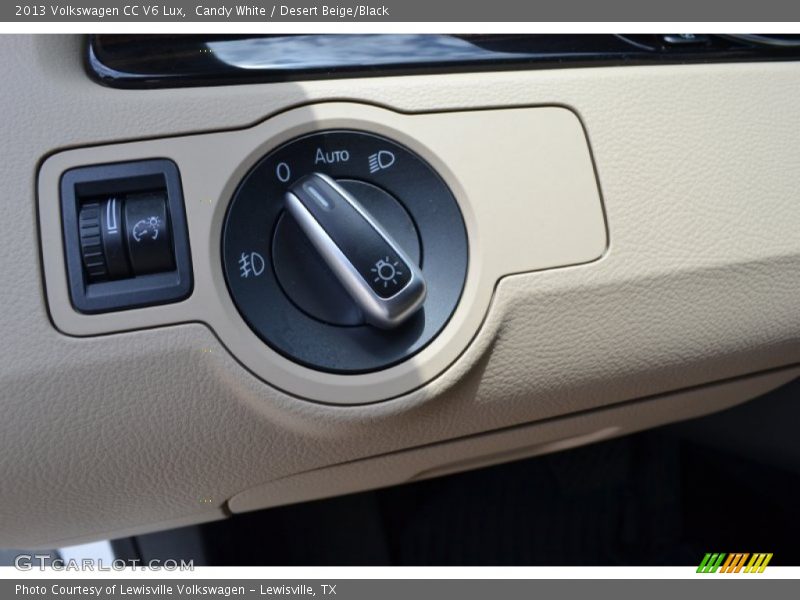 Candy White / Desert Beige/Black 2013 Volkswagen CC V6 Lux