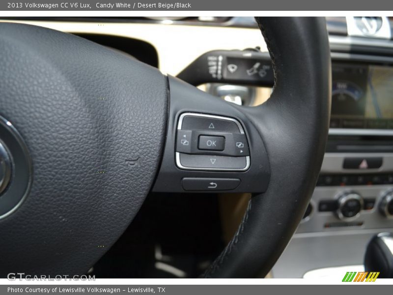 Candy White / Desert Beige/Black 2013 Volkswagen CC V6 Lux