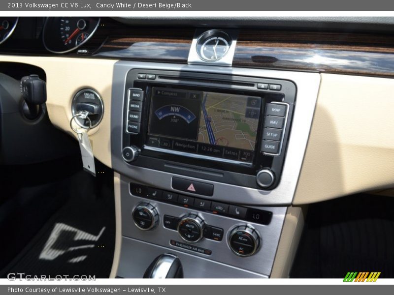 Candy White / Desert Beige/Black 2013 Volkswagen CC V6 Lux