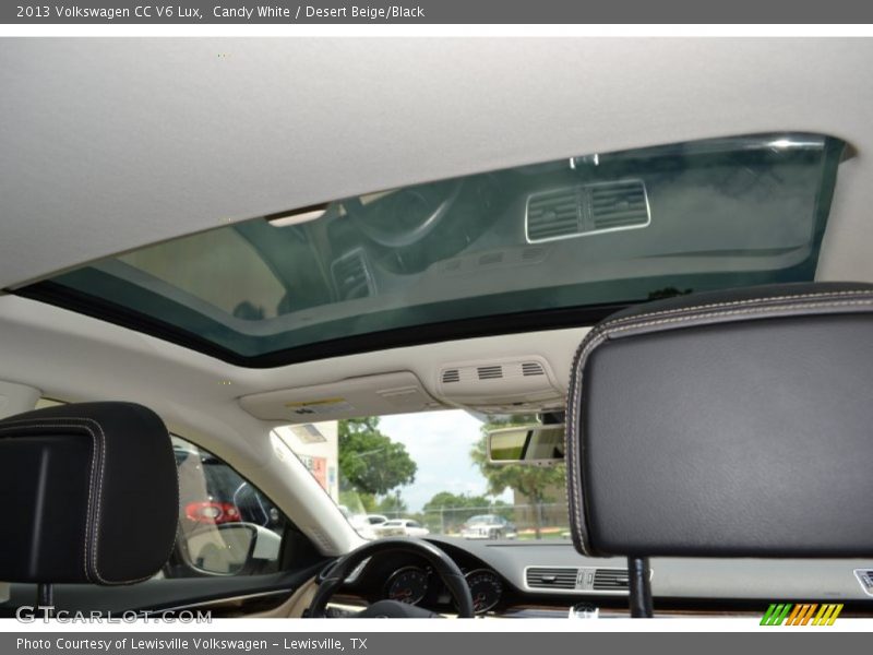 Candy White / Desert Beige/Black 2013 Volkswagen CC V6 Lux