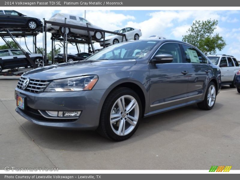 Platinum Gray Metallic / Moonrock 2014 Volkswagen Passat TDI SE