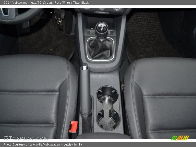 Pure White / Titan Black 2014 Volkswagen Jetta TDI Sedan